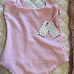 Good American SCUBA MODERN TANK BODYSUIT. Size Small. NWT